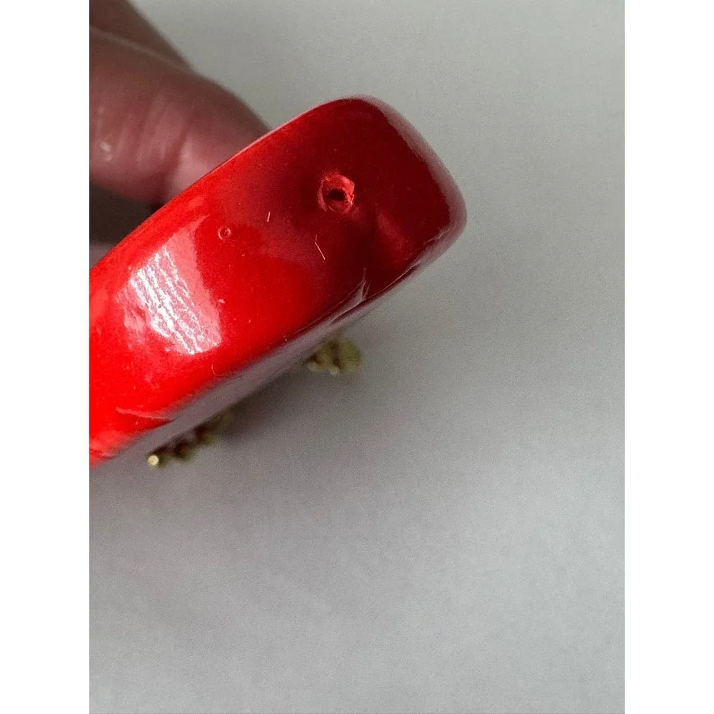 Nautica Vintage Floating Keychain Orange Red Foam Boating Water Sports Ring Logo